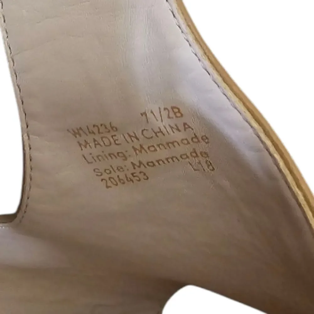 COLE HAAN Maddie Wedge Sandal in Pecan Tan W14236 - Size‎ 7 1/2